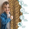 thumbnail image 3 of Blackout Kids Curtains,Yellow and Brown Of Cheetah Print Childrens Insulated Curtains Set Of 2,Bedroom Essentials,Toddler Room Decor 52"x63", 3 of 5
