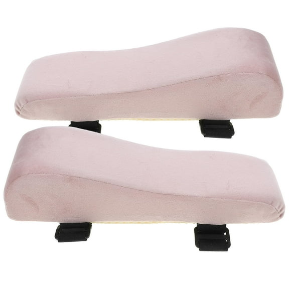 TABLZONE 2-Pack Plush Armrest Covers for Office Chairs, Back to School Comfort and Stress Relief, Replaceable and Soft