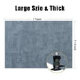 thumbnail image 6 of decorUhome Placemats Set of 6, Heat Resistant PU Faux Leather Table Mats, 11.8" x 17", Blue, 6 of 11