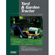 Angle View: Yard & Garden Tractor: Service Manual (Yard and Garden Tractor Service Manual Vol 1: Single-Cylinder Models) (Paperback)