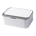 thumbnail image 1 of Caja para toallitas húmedas, contenedor naranja húmedo, caja de almacenamiento para servilletas, caja de inodoro, organizador, dispensador gris blanco, 1 of 9