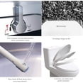 thumbnail image 4 of MERLO Elongated Bidet Toilet Seat Slim Model, 4 of 10