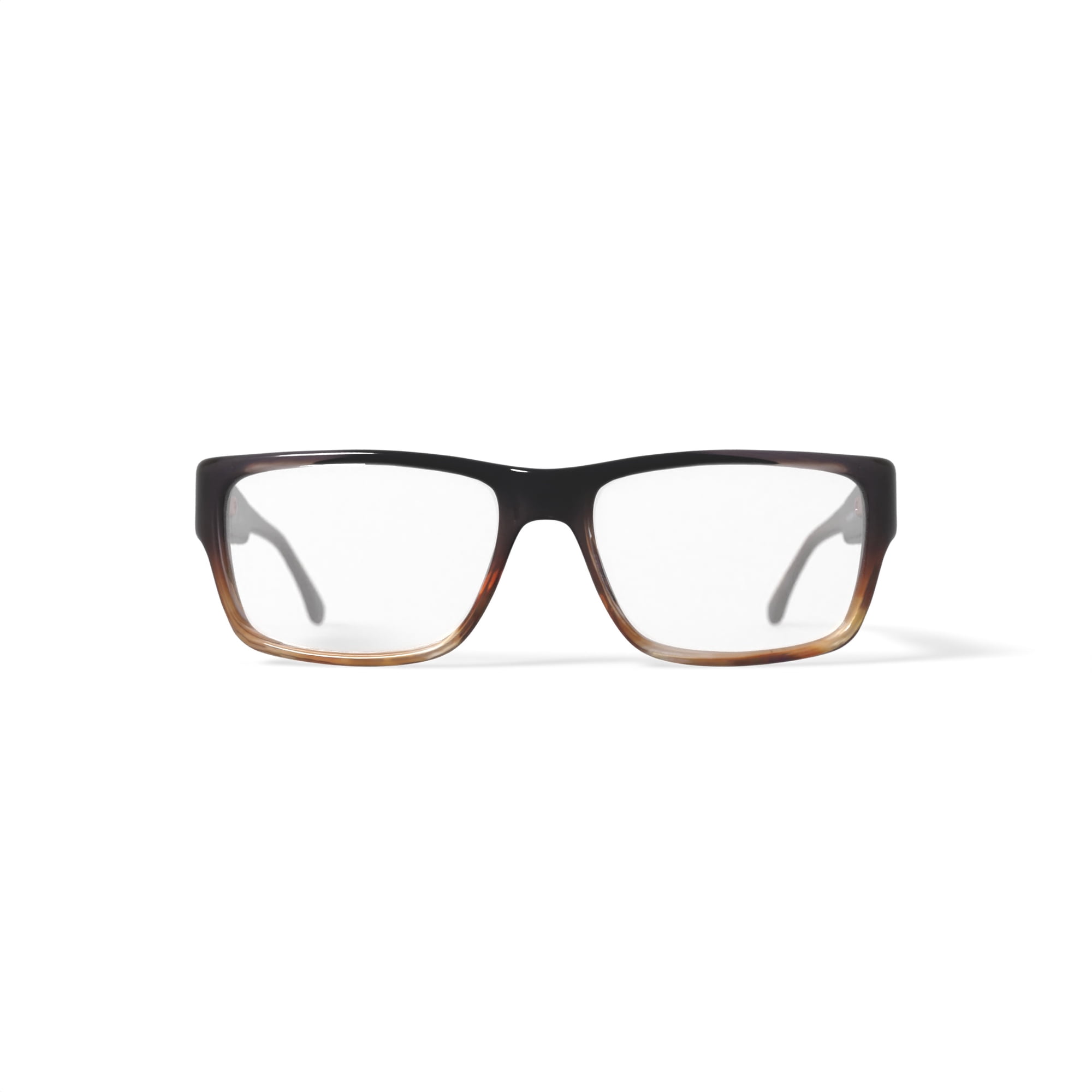 American Classics Men’s Joplin Square Prescription Eyeglasses with Case, Brown