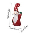 thumbnail image 6 of Hvmvliv Christmas Inflatables Outdoor Pvc Inflatable Santa Claus Decoration Red Santa Christmas Yard Inflatables for Xmas Outdoor Decoration 0.66 ft, Red, 6 of 6