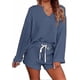 thumbnail image 1 of Women's Long Sleeve Pajama Set Loungewear, 1 of 5