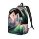 thumbnail image 1 of Disketp Snake Holding A Lotus Mochila de Lona Estampada, Mochila Escolar de Viaje Ligera para Estudiantes y Portátil-Small, 1 of 5