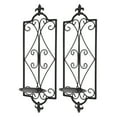 thumbnail image 1 of Wall Sconce Candle Holder, Decorative Wall Candle Holder Easy To Install Iron 2PCS Eye Catching  for Living Room, 1 of 8