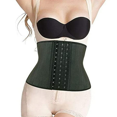 

Women Slimming Fajas Colombiana Latex Waist Trainer Cincher Trimmer Corset Weight Loss Body Shaper