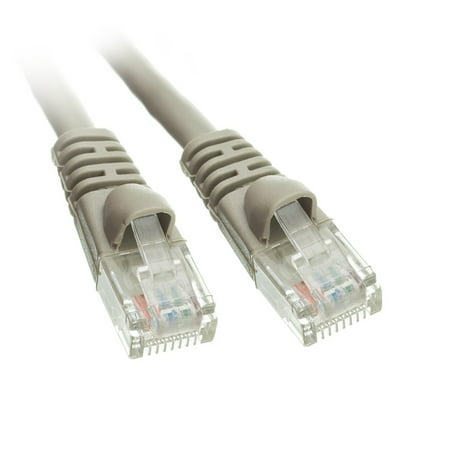 ACL 10 Feet RJ45 Snagless/Molded Boot Gray Cat6 Ethernet Lan Cable, 1 Pack