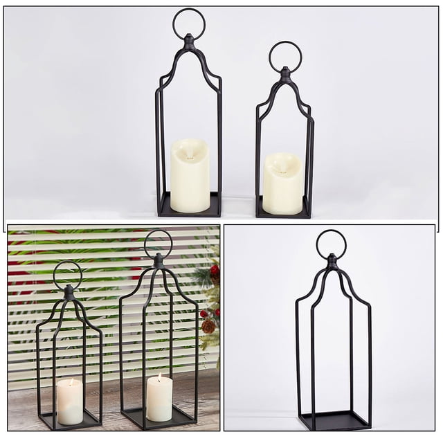 KAKOWELY De Metal Negro Con Retro Para De Bodas Y Ambientes Sofisticados