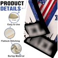 thumbnail image 4 of America Black Decorative Garden Flag, American Flag Stars Stripes Yard Outside Home Decorations, National Country USA Burlap Outdoor Small Decor 12 x 18, 4 of 6