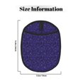 thumbnail image 3 of Navy Blue Glitter Pattern Pot Holders for Kitchen - Heat Resistant Oven Mitts Hot Pads with Pocket, Non Slip Silicone Pot Holders, Cuteness Hanging Loop Potholders for Kitchen Baking, 3 of 5