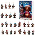 thumbnail image 3 of Calendario Adviento Navidad 24 Días 2024 Regalo Salchicha para Y Familia, 3 of 9