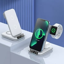 AZXY Wireless Charging Station,Charging Station for Multiple Devices,Wireless Charger,Desk Magnetic Fast Charger for Smart Watch Phone Earbuds