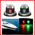 thumbnail image 1 of Luces LED para barco, 8 luces LED para navegación, luces LED de señalización para yates de acero inoxidable, 1 of 1