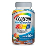 3 pack Centrum MultiGummies Men 50+ Multivitamin Supplement Assorted Fruit 90 ct