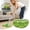 Green, variant on 10 Inch Microfiber Flat Mop Replacement Pads Washable Reusable Highly Absorbent Mop Heads Compatible with Standard Flat Mops Washable Wet/Dry Cloths Mop Refill Pads for Hardwood Floor Cleaning
