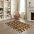 thumbnail image 2 of ODIKA 4'x6' Football Men Repeating Motif Featuring Bold Frame Shaped Footboard Washable Area Rug None Non-Slip, Chair-Friendly, Flatwoven for Home Office, Under Desk, 2 of 7