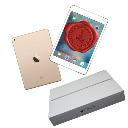 Refurbished Apple 9.7-inch iPad Air 2, Wi-Fi +4G Unlocked, 64GB, A-Graded, 1 Year Warranty - Gold