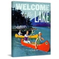 thumbnail image 3 of Marmont Hill - "Welcome Canoes" Painting Print on Wrapped Canvas, 3 of 5