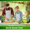 thumbnail image 4 of CHENjy Herb Keeper for Refrigerator - Fresh Herb Saver Pod for Cilantro, Mint & Parsley, Extends Freshness 2-3 Weeks, Compact & Dishwasher Safe Kitchen Storage Container, 4 of 8