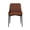 White, variant on White PU dining chair with black legs Set of 2