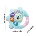 thumbnail image 3 of Eolstice Children's Toys That Can Shakes Hands Ring Music, Intelligent Early Education Machine, Patting Drum Toy for Kids, Learning Play, Motor Skills, Educational Fun(Blue), 3 of 6