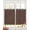 Brown, variant on Navy Blue Flowers Sheer Curtains 45 Inch Length 2 Panels Set for Living Room/Bedroom, Rustic Abstract Floral Simple Art Kitchen Curtains Grommet Semi-Sheer Curtains Drapes Window Treatments 42"x45"x2