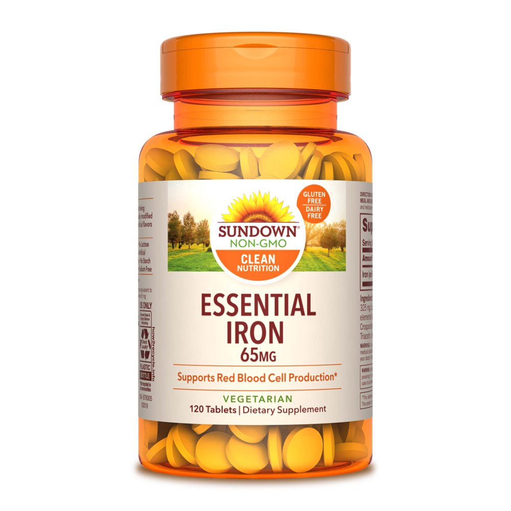 Sundown Naturals® Iron Ferrous Sulfate 65 mg, 120 Tablets