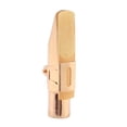 thumbnail image 3 of Golden Alto Sax Saxophone Mouthpiece with Cap and Ligature Musical Instruments Parts metal Gold,1 x mouthpiece 1 x cap 1 x clip, 3 of 6