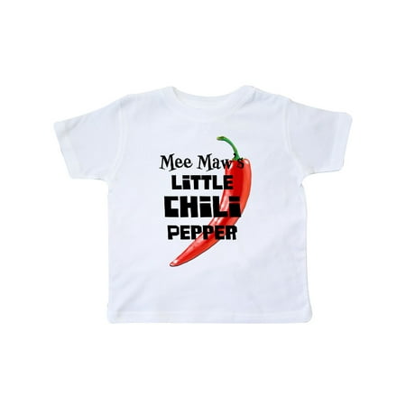 

Inktastic Mee Maw s Little Chili Pepper Gift Toddler Boy or Toddler Girl T-Shirt