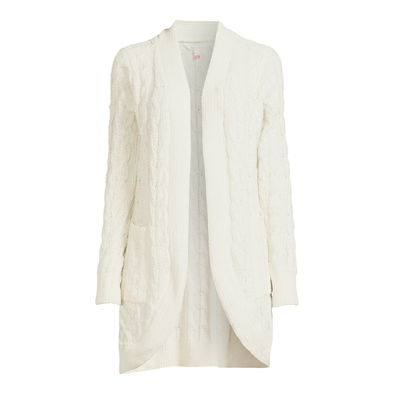 No Boundaries Juniors Chenille Cocoon Cardigan Sweater Midweight Sizes XS XXXL