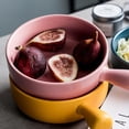 thumbnail image 4 of Ceramic Baking Plate Yellow For Home Kitchen 2Pcs 8.3*2.2In, 4 of 8