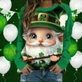 thumbnail image 6 of Saint Patricks Day Outfit Women Cute Gnome Print Shirts Crewneck Long Sleeve Sweatshirt Irish Going Out Tops Green Shirts for Women St Patricks Day, 6 of 7