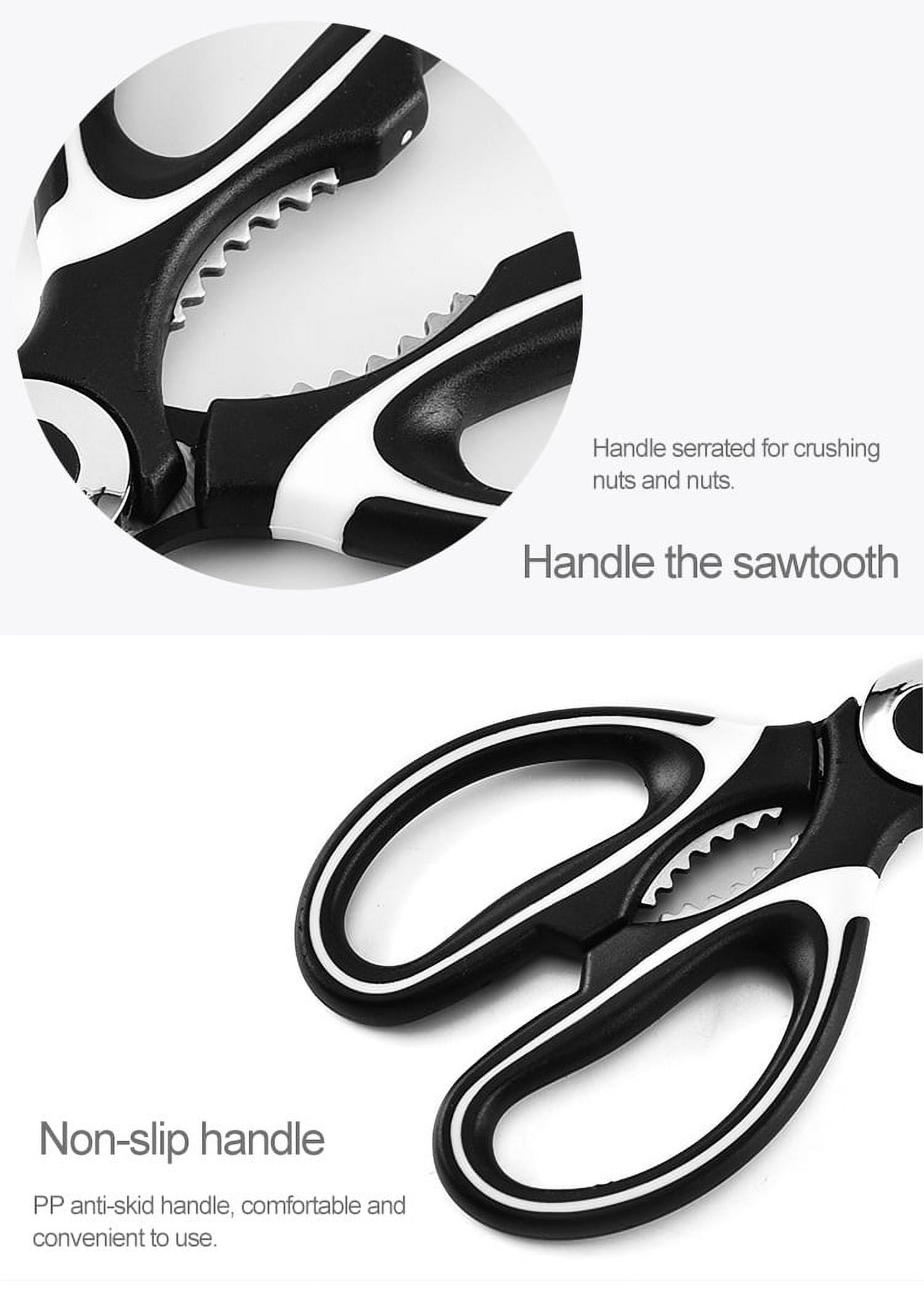 1 pc Extra Sharp Black-Bladed Scissors Multi-Purpose Shears, For