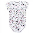 thumbnail image 3 of Little Treasure Baby Girl Cotton Bodysuit and Pant Set, Rainbow Charms, 0-3 Months, 3 of 4