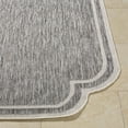 thumbnail image 4 of Livabliss Outdoor Rugs, 5x7 Miami Beach Traditional Charcoal Area Rug for Patio, Porch, Deck, Backyard, Waterproof Indoor Outdoor Carpet (5'3" x 7'), 4 of 7
