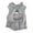 Gray a, variant on DAETIROS Outfit Sets for Girls-Soft Cotton Graphic Vintage Hooded Tank Top and Shorts Girls Summer Clothes White Size 5 Years