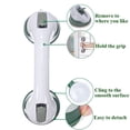thumbnail image 3 of PIPETPET 2Pack 12" Shower Grab Bars -Bathroom Grab Bars Antislip Bath Safety, 3 of 7