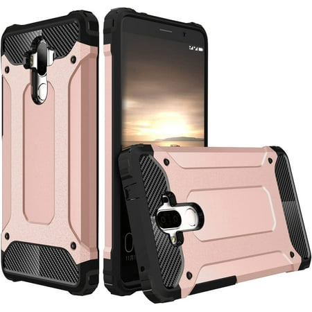 Huawei Mate 9 Case Case, KAESAR SLIM SLEEK DROP PROTECTION Premium Anti-scratch Dual Layer Shockproof Dustproof Armor Protective Case Cover for Huawei Mate 9 - Rose Gold