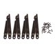thumbnail image 2 of Mueble Caja Giratoria Plegable Tapa Soporte Bisagra Tono Bronce 12 Piezas, 2 of 5