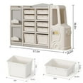 thumbnail image 2 of Wohh Toy Storage Rack,Children's Storage Rack,Floor to Ceiling Picture Book and Building Block Storage Cabinet,Large Capacity Plastic Toy Sorting Basket, 2 of 7