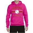 thumbnail image 2 of Wild Bobby City of Arizona Baseball Fantasy Fan Sports Unisex Hoodie Sweatshirt, Fuschia, XX-Large, 2 of 6