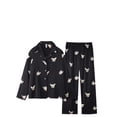 thumbnail image 3 of Pijamas para dormir para mujer Fuente Primavera y otoño Seda de hielo Ropa de casa para niñas Pantalones de manga larga Similar a la seda, 3 of 5