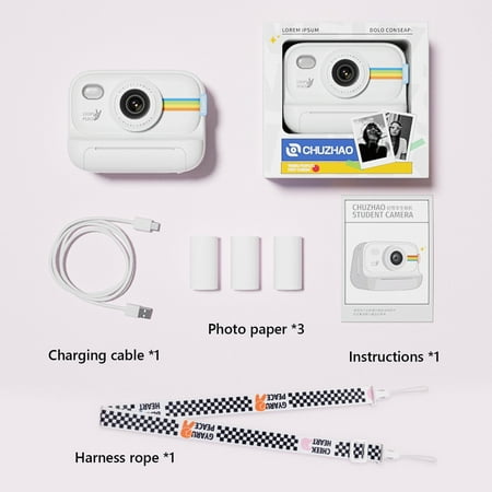 Deals of The Day Clearance! High-Definition Cute Digital Camera, Polaroid Photography Camera, Mobile Phone Photography Tool, Compact Digital Camera for Students & Beginners Sales Today Clearance!