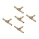 thumbnail image 5 of Conector en T de púas de latón Soledad 3 piezas 4-4-4 mm 6-6-6 mm 8-8-8 mm 10-10-10 mm 12-12-12 mm, 5 of 6