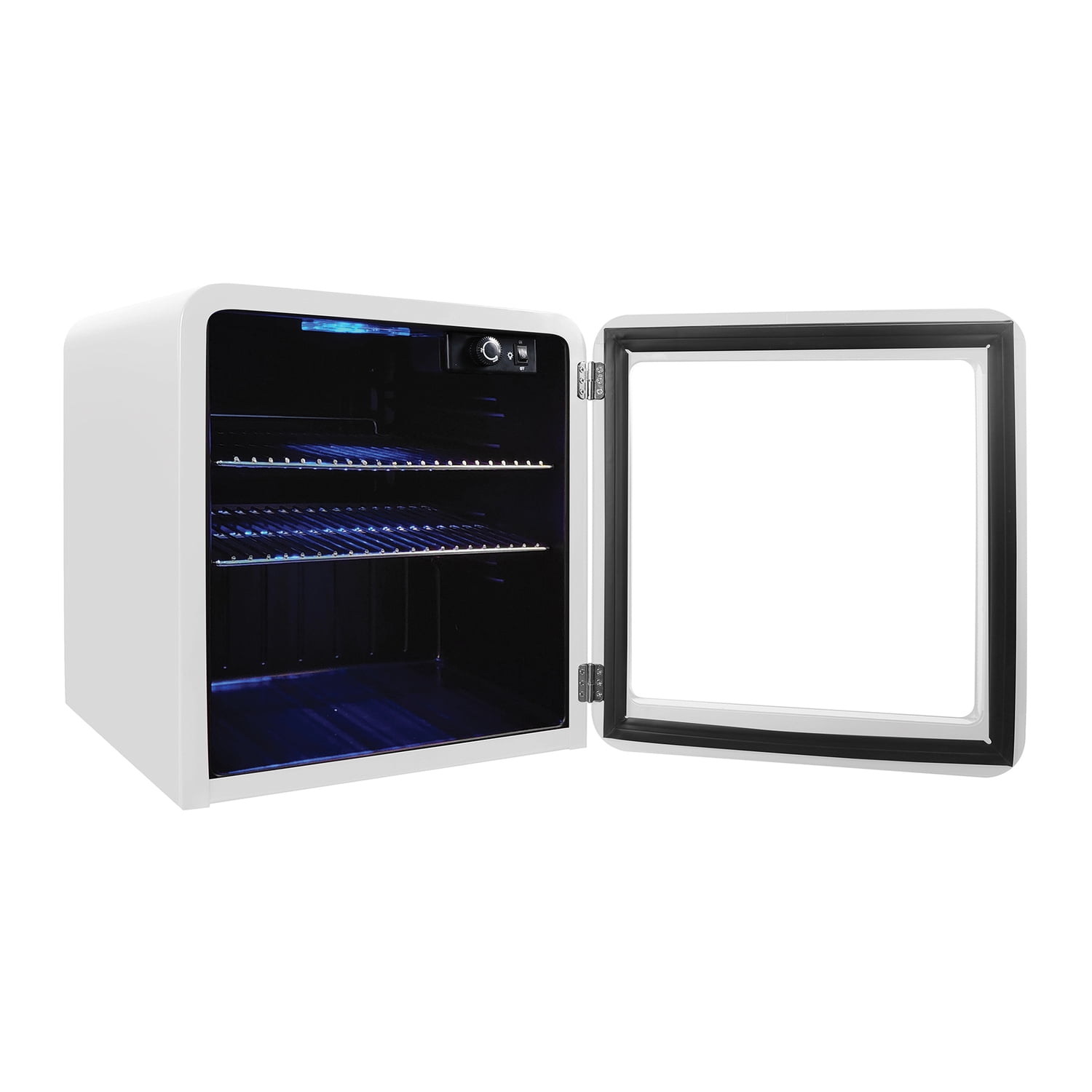 Magic Chef Retro Beverage Cooler, 1.7-cu Ft., White