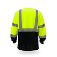 thumbnail image 2 of D & S 2-Tones Mesh Reflective Safety T-Shirt, Long Sleeve, 12 Pack - 100% Polyester, Size: Adult, 2 of 5