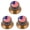 Amber knob - America, variant on LOOKSEVEN 3Pcs Guitar Reflector Knob For LP SG - 3 Base Colors 10 National Flag Options-Gold knob - Australia