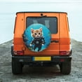 thumbnail image 6 of Wukai Underwater Diving Cat Print Spare Tire Cover for RV Trailer,Waterproof PVC Faux Leather Wheel Cover Fit for Truck,Trailer,RV,SUV,Camper and Most Vehicle-16 inch, 6 of 6